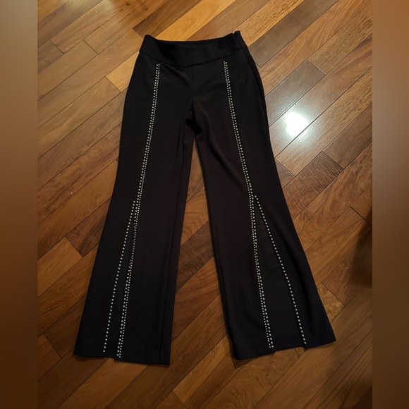 INC black studded split front hem size 2 - Picture 3 of 7